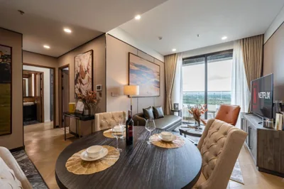 双卧室公寓 — Lumiere riverside-Kiri-serene unit in Thao Dien